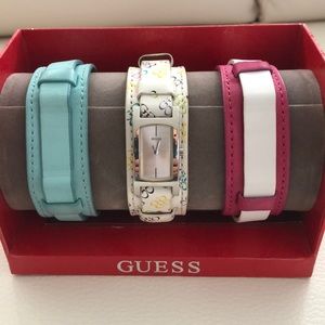 Guess 3 piece women watch